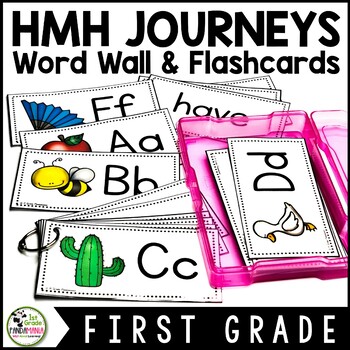 Harcourt Journeys First Grade Word Wall Words by The Real World Primary