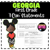 1st Grade "I Can" Statements- New Georgia Standards