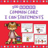 1st Grade I Can Statements with Visuals