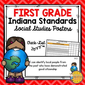 Preview of 1st Grade Indiana Social Studies Standards