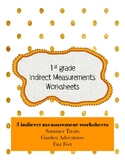 1st Grade Indirect Measurement Worksheets