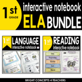 1st Grade Interactive ELA Notebook BUNDLE