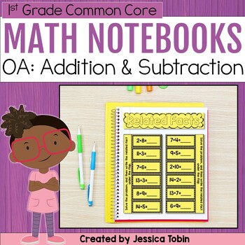 Preview of 1st Grade Math Interactive Notebook - 1.OA - Addition and Subtraction Journals