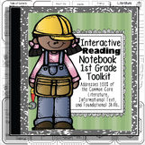 1st Grade Interactive Reading Notebook 100% Common Core Al
