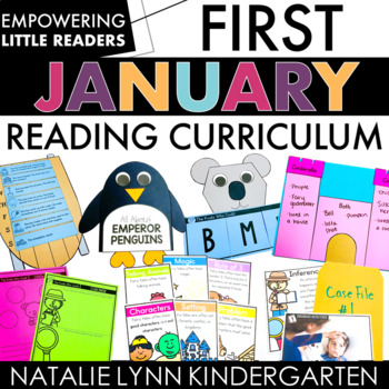 Preview of 1st Grade January Interactive Read Aloud Lessons | Empowering Little Readers