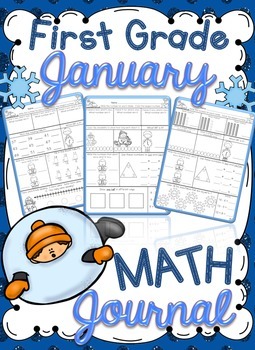 Preview of 1st Grade January Math Journal