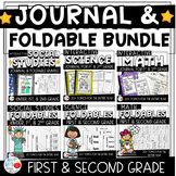 1st AND 2nd Grade Interactive Journals & Foldables Bundle 