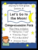 1st Grade Journey's Lesson 16 Comprehension Pack: Let's Go