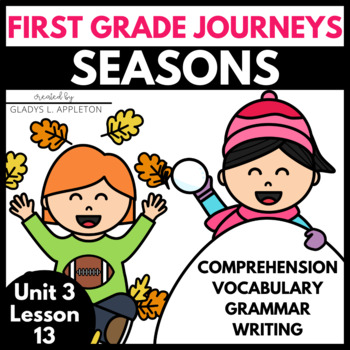 Preview of Seasons Journeys Supplemental Activities 1st Grade Unit 3 Lesson 13