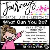 Journeys 1st Grade {Unit 6, Lesson 27, What Can You Do?}
