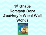 1st Grade Journey's Word Wall Sight Words Lesson 1 - 30
