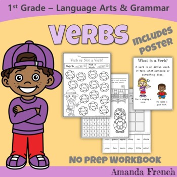 Preview of 1st Grade - Language Arts & Grammar - Verbs