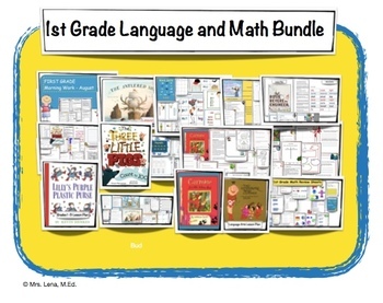 Preview of 1st Grade Language Arts & Math B.E.S.T. Standards Bundle