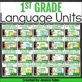 1st Grade Language Domain Bundle - Language and Grammar Wo