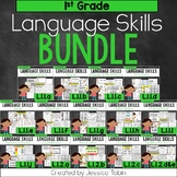 1st Grade Language Skills Bundle - Language and Grammar Wo