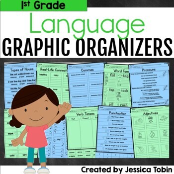 Preview of 1st Grade Language Worksheets- Common Core Standards Based Worksheets