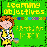 1st Grade Learning Objectives - "I can" Posters - Classroom Decor