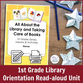 Preview of 1st Grade Library Orientation Read-aloud Unit