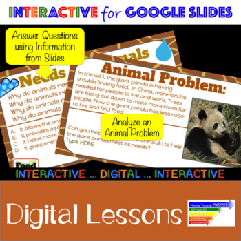 Life Science: Animals Interactive for Google Classroom | TPT