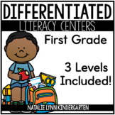 1st Grade Literacy Centers for the Year Bundle | Different