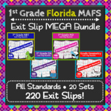 1st Grade Math Exit Slips/Tickets MEGA Bundle ⭐ Florida MAFS