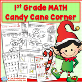 1st Grade MATH Candy Cane Corner Holidays Around the World