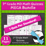 1st Grade MD Quizzes: 1st Grade Math Quizzes, Measurement & Data