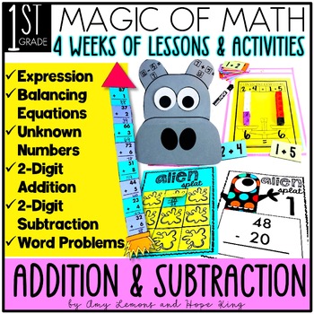 Preview of 1st Grade Magic of Math Activities for Addition, Subtraction, Word Problems