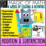 1st Grade Magic of Math Activities for Addition, Subtracti