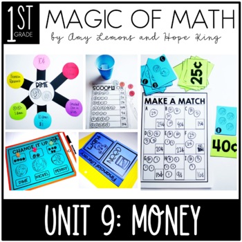 Preview of 1st Grade Magic of Math Lesson Plans for Coins, Money, and Financial Literacy