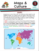 1st Grade Maps, Continents, & Natural Resources