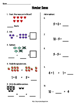 1st Grade Math Assessments by Plug-n-Plan | Teachers Pay Teachers