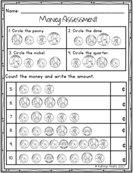 Math Assessments by Kathryn Watts | Teachers Pay Teachers