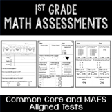 1st Grade Math Assessments BUNDLE- Common Core Aligned