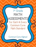 1st Grade Math Assessments For Each & Every Common Core Ma