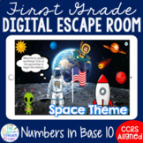 1st Grade Math Base 10 Digital Escape Room Game | Spiral Review 