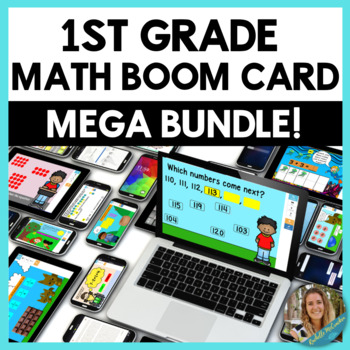 Preview of 1st Grade Math Boom Card MEGA BUNDLE!