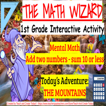 Preview of 1st Grade Math Bundle  24 Class Activities On Google Slides and Worksheets