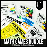 1st Grade Math Centers | 1st Grade Math Games BUNDLE - Rea