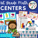 1st Grade Math Centers BUNDLE for the ENTIRE SCHOOL YEAR!