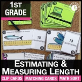 1st Grade Math Centers Estimate and Measure Length Florida