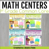 1st Grade Math Centers Bundle - Common Core Math Activitie