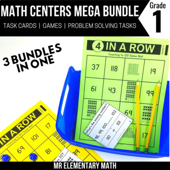 Preview of Math Small Group Activities - 1st Grade Math Centers and Games