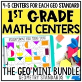 1st Grade Math Centers Mini Bundle for Geometry