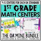 1st Grade Math Centers Mini Bundle for Operations & Algebr