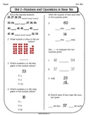1st Grade Math Common Core Assessments