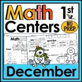1st Grade Math Crossword Puzzles - December