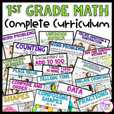 1st Grade Math Curriculum Bundle - Lessons Videos Workshee