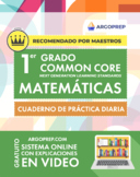 1st Grade Math Workbook  - 152 pages [SPANISH EDITION]: (e