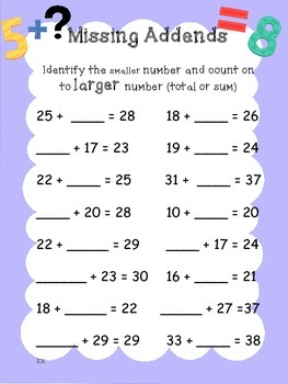 1st Grade Math Fact Practice (Addition & Subtraction) - Differentiated